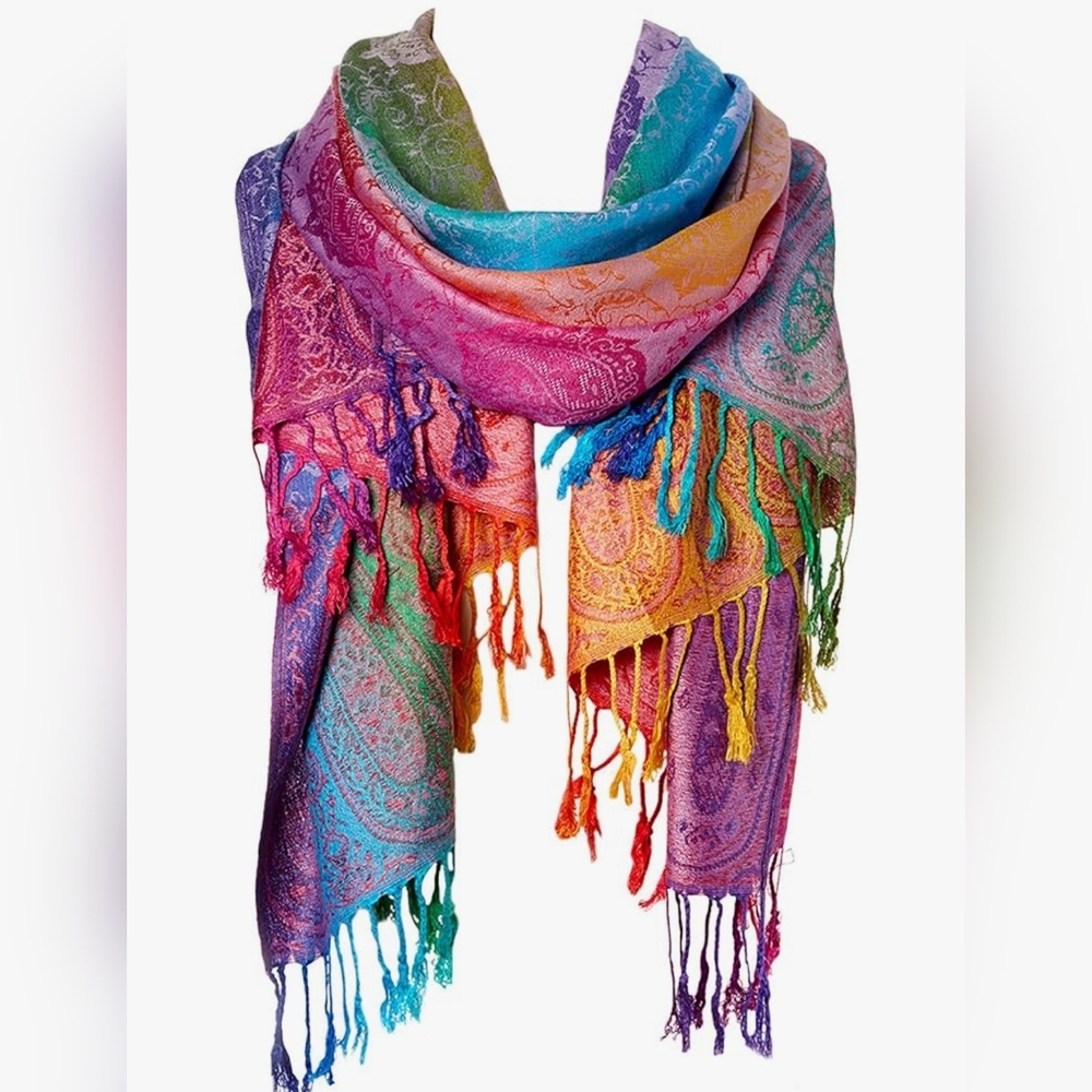 Colorful Paisleyโ Women's Scarf